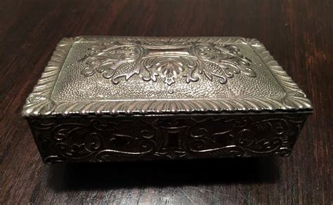 metal trinket box made in japan|japan jewelry box.